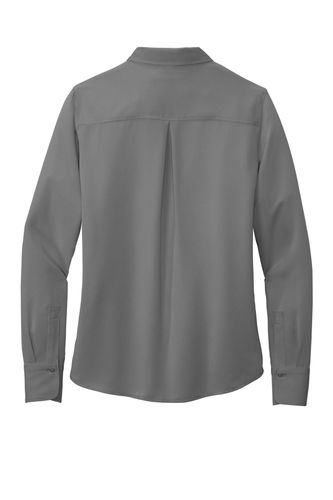 Brooks Brothers Women's Full-Button Satin Blouse BB18007 image thumbnail