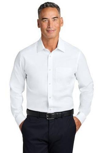 Brooks Brothers Wrinkle-Free Stretch Pinpoint Spread Collar Shirt BB18012 image thumbnail