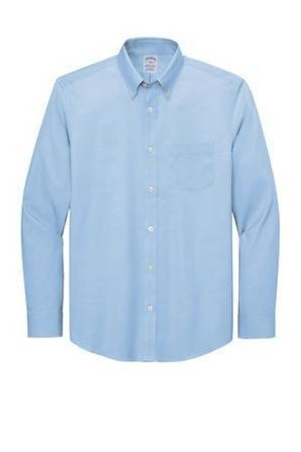 Brooks Brothers Wrinkle-Free Stretch Pinpoint Shirt BB18000 image thumbnail