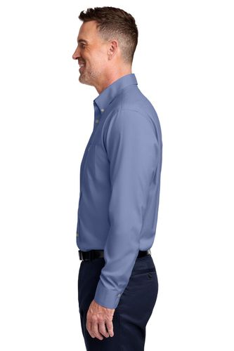 Brooks Brothers Wrinkle-Free Stretch Pinpoint Shirt BB18000 image thumbnail