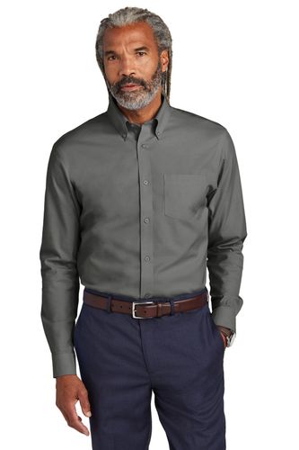 Brooks Brothers Wrinkle-Free Stretch Pinpoint Shirt BB18000 image thumbnail