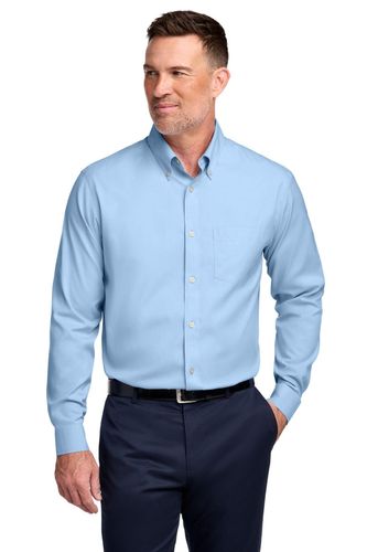 Brooks Brothers Wrinkle-Free Stretch Pinpoint Shirt BB18000 image thumbnail