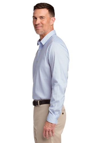 Brooks Brothers Tech Stretch Patterned Shirt BB18006 image thumbnail