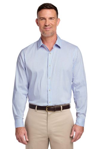 Brooks Brothers Tech Stretch Patterned Shirt BB18006 image thumbnail