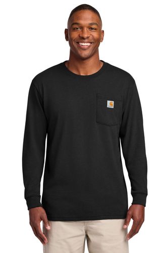Carhartt Workwear Pocket Long Sleeve T-Shirt. CTK126 image thumbnail