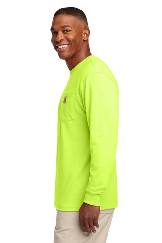 Carhartt Workwear Pocket Long Sleeve T-Shirt. CTK126 image thumbnail