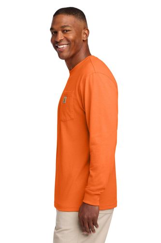 Carhartt Workwear Pocket Long Sleeve T-Shirt. CTK126 image thumbnail