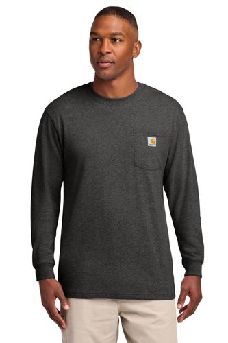 Carhartt Workwear Pocket Long Sleeve T-Shirt. CTK126 image thumbnail