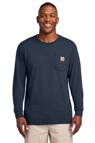 Carhartt Workwear Pocket Long Sleeve T-Shirt. CTK126 image thumbnail