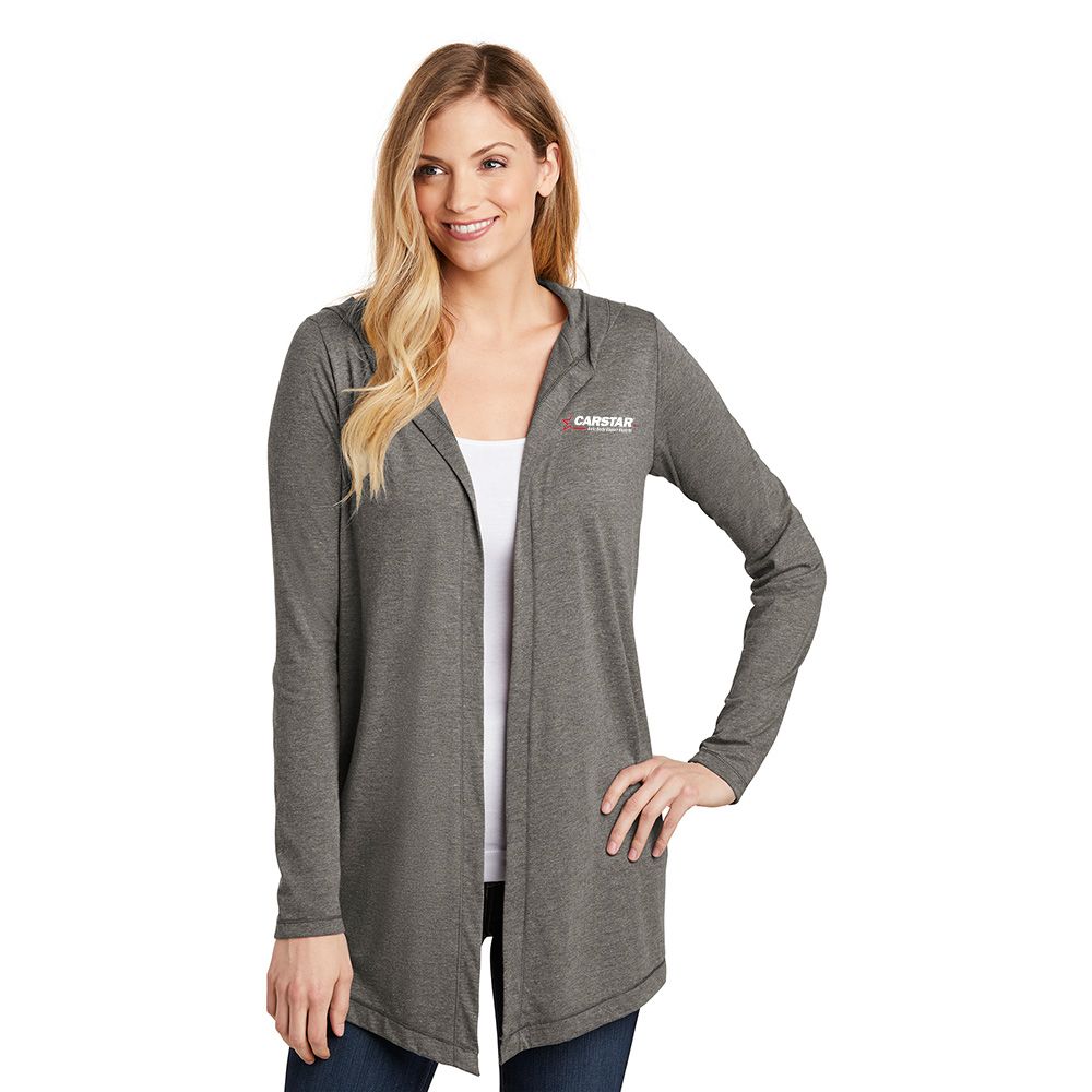 Ladies' Perfect Tri Hooded Cardigan primary image