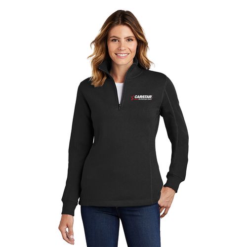 Ladies' 1/4-Zip Sweatshirt image thumbnail