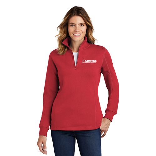 Ladies' 1/4-Zip Sweatshirt image thumbnail