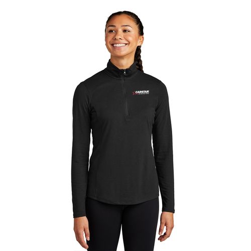 Ladies' Wicking 1/4-Zip Pullover image thumbnail
