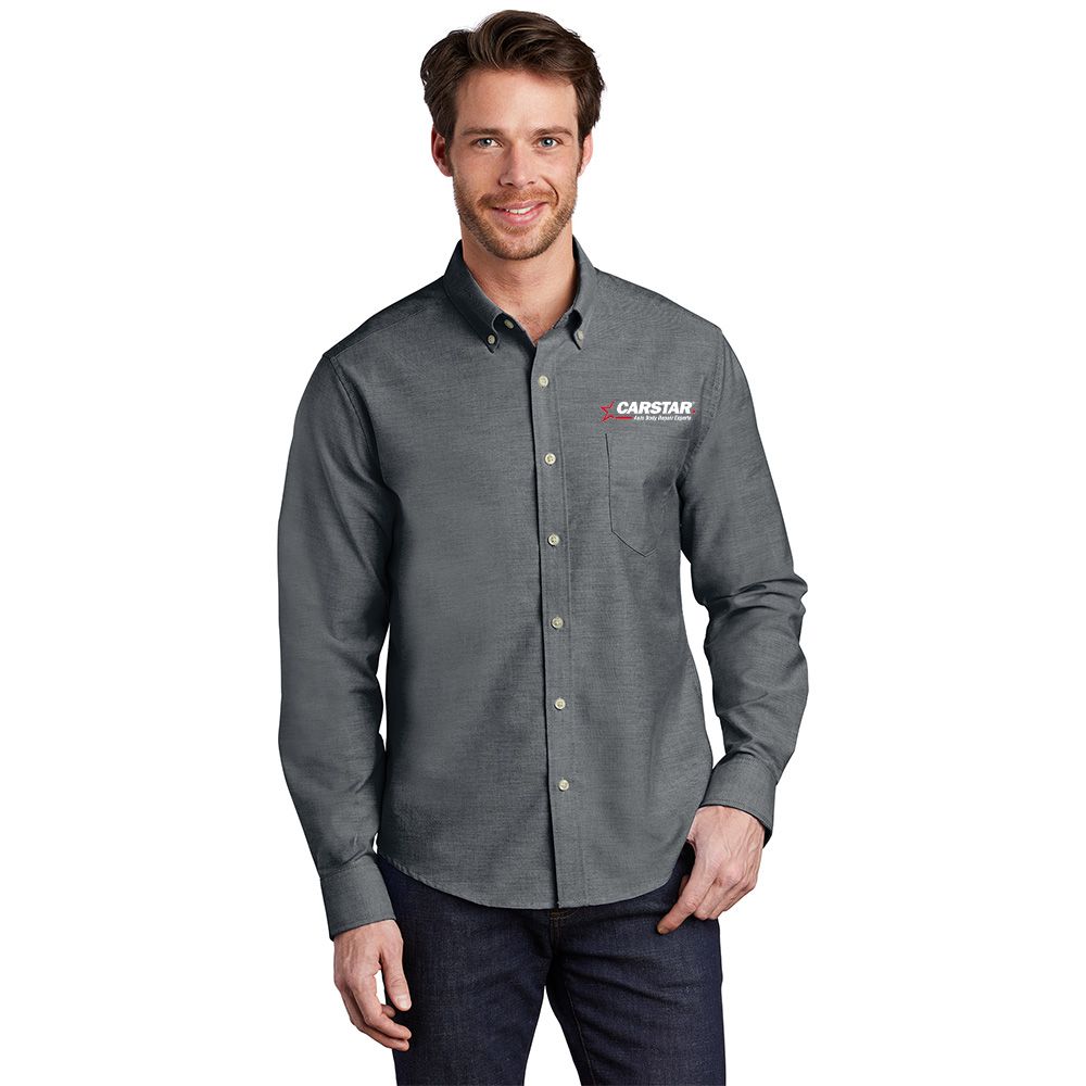 Untucked-Fit SuperPro Oxford Shirt primary image