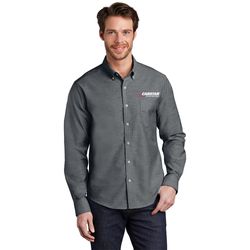Image of Untucked-Fit SuperPro Oxford Shirt