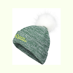 Image of Faux Fur Pom Beanie