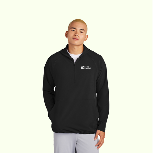 Sport-Tek® Repeat 1/2-Zip Long Sleeve Hooded Jacket image thumbnail