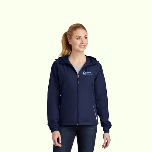 Sport-Tek® Women's Colorblock Hooded Raglan Jacket image thumbnail