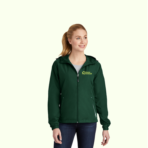 Sport-Tek® Women's Colorblock Hooded Raglan Jacket image thumbnail