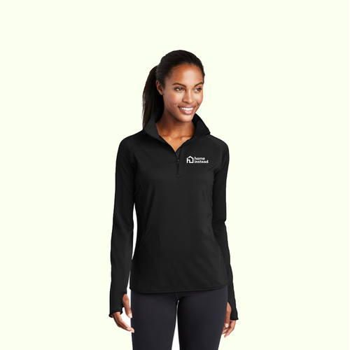 Sport-Tek® Women's Sport-Wick® Stretch 1/4-Zip Pullover image thumbnail