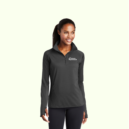 Sport-Tek® Women's Sport-Wick® Stretch 1/4-Zip Pullover image thumbnail