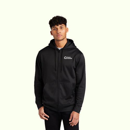 Sport-Tek® Sport-Wick® Fleece Full-Zip Hooded Jacket image thumbnail