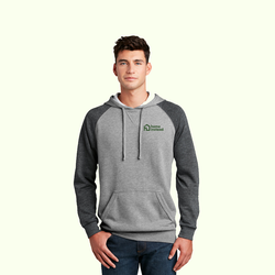 Image of District ® Lightweight Fleece Raglan Hoodie
