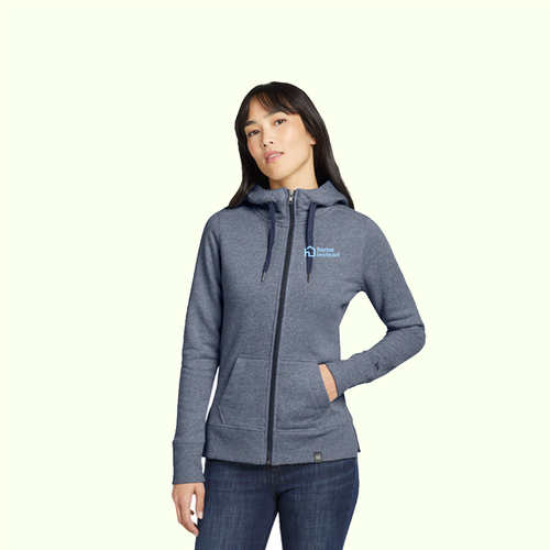 New Era® Women's French Terry Full-Zip Hoodie image thumbnail