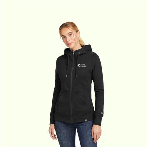 New Era® Women's French Terry Full-Zip Hoodie image thumbnail
