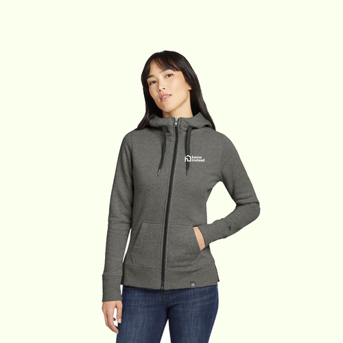 New Era® Women's French Terry Full-Zip Hoodie image thumbnail