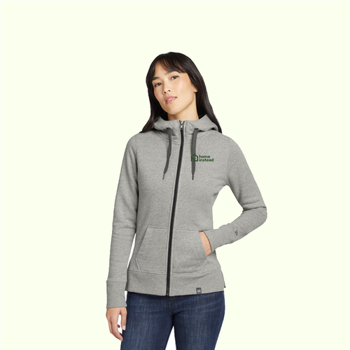 New Era® Women's French Terry Full-Zip Hoodie image thumbnail