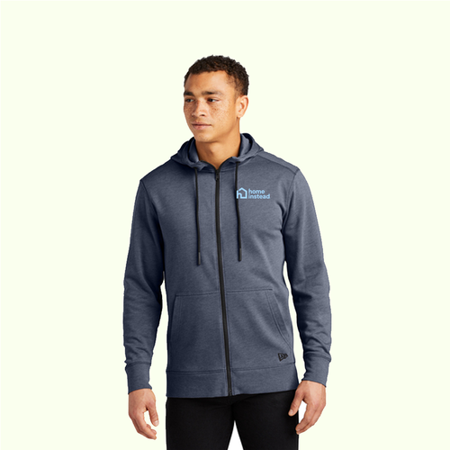 New Era® Tri-Blend Fleece Full-Zip Hoodie  image thumbnail