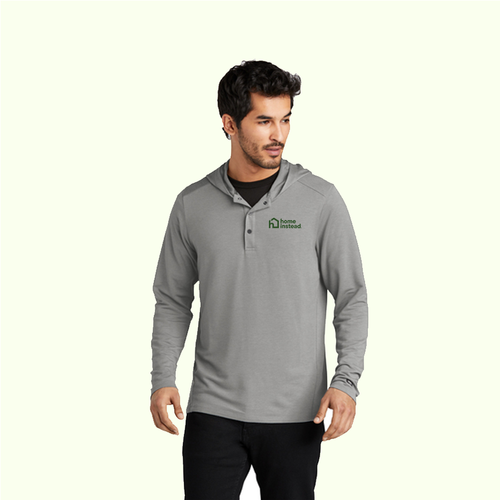 OGIO® Luuma Flex Hooded Henley image thumbnail