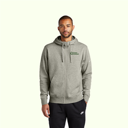 Image of Nike Club Fleece Sleeve Swoosh Full-Zip Hoodie