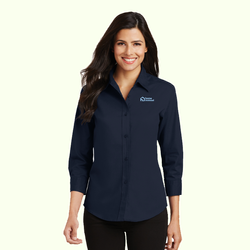 Image of Port Authority Ladies 3/4-Sleeve Easy Care Shirt. L612