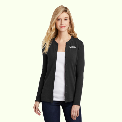 Port Authority Ladies Concept Stretch Button-Front Cardigan. LM1008 image thumbnail