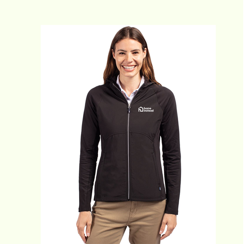 Cutter & Buck Adapt Eco Knit Hybrid Recycled Womens Full Zip Jacket image thumbnail