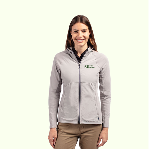 Cutter & Buck Adapt Eco Knit Hybrid Recycled Womens Full Zip Jacket image thumbnail
