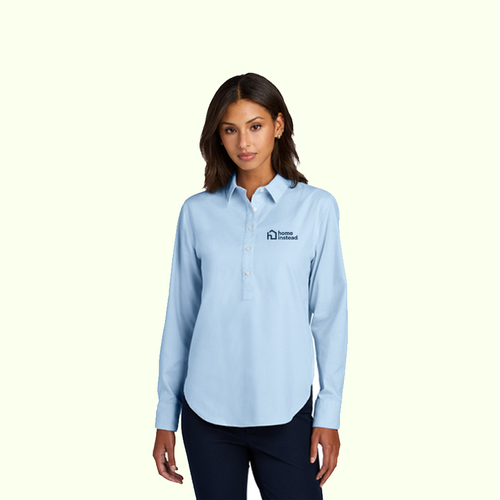 Mercer+Mettle® Women’s Long Sleeve Modern Oxford Shirt image thumbnail