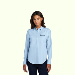 Image of Mercer+Mettle® Women’s Long Sleeve Modern Oxford Shirt