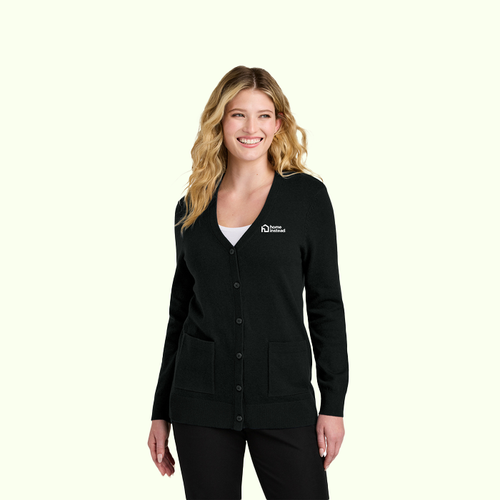 Port Authority® Women’s Easy Care Button-Up Cardigan Sweater image thumbnail