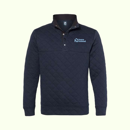 J. America - Quilted Snap Pullover - 8890 image thumbnail