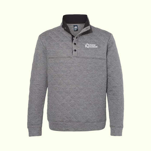 J. America - Quilted Snap Pullover - 8890 image thumbnail