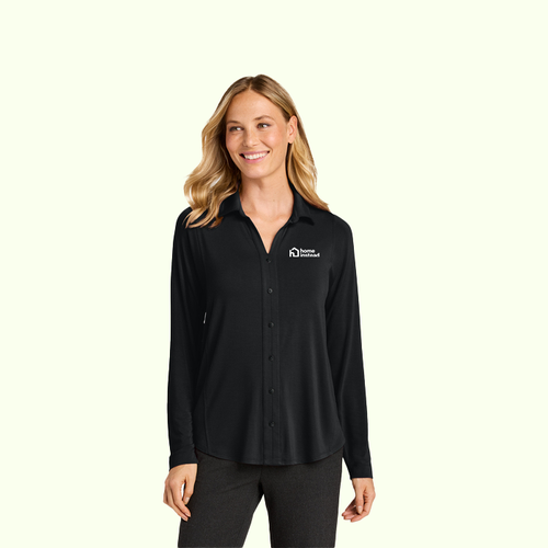 Port Authority® Women’s Luxe Knit Button Tunic image thumbnail