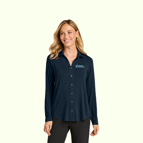 Port Authority® Women’s Luxe Knit Button Tunic image thumbnail