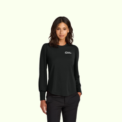 Image of Mercer+Mettle® Women’s Stretch Jersey Long Sleeve Blouson Top