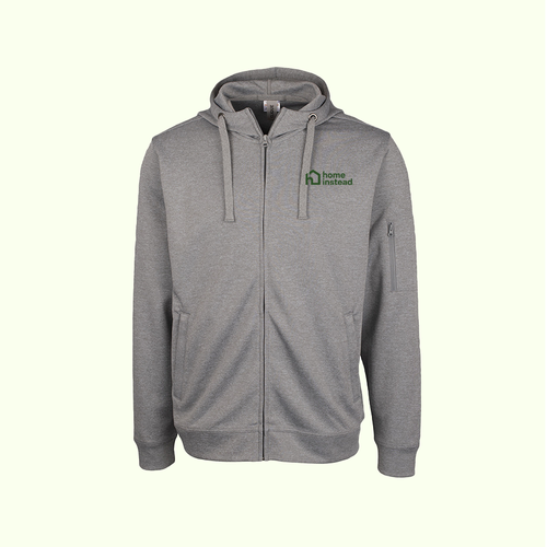 Clique Lift Eco Performance Full Zip Unisex Hoodie Sweatshirt image thumbnail