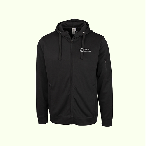 Clique Lift Eco Performance Full Zip Unisex Hoodie Sweatshirt image thumbnail