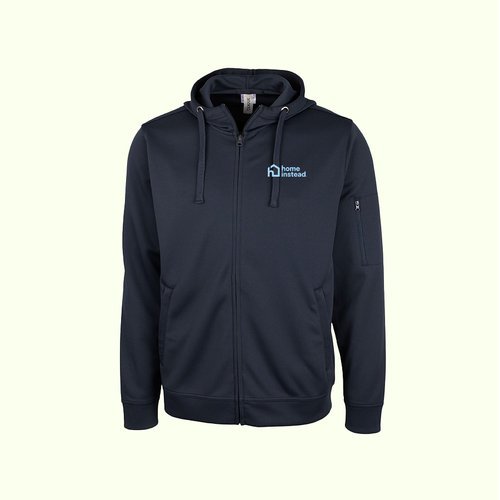 Clique Lift Eco Performance Full Zip Unisex Hoodie Sweatshirt image thumbnail