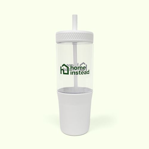 Polar Recycled Plastic Dual Tone Straw Tumbler  image thumbnail